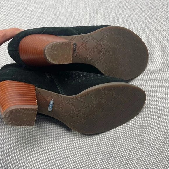 Vionic Chryssa Open Toe Genuine Leather Heeled Booties - Picture 8 of 9